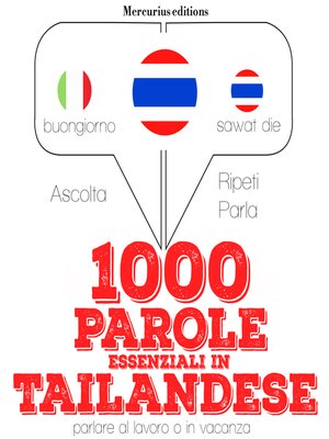 cover image of 1000 parole essenziali in Tailandese